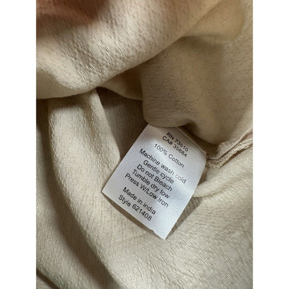 Ivy Jane Triangles Top With Tassels Ivory S pink Black Brown Blouse‎ - Picture 5 of 6